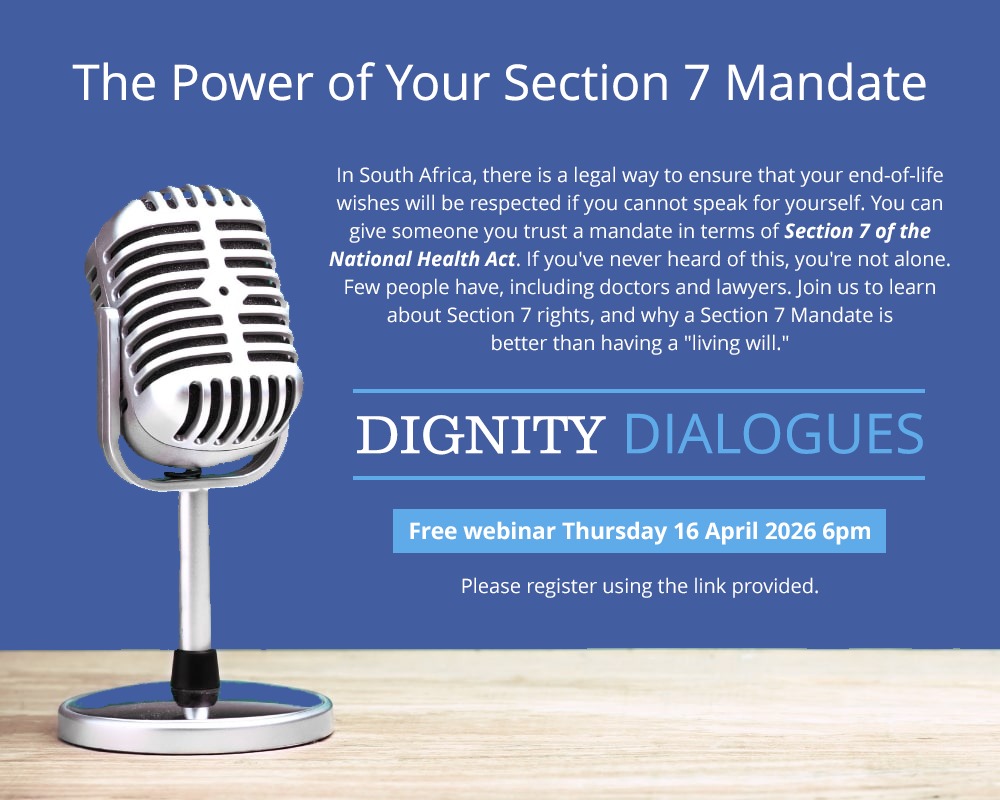 Dignity Dialogues poster for The Power of Your Section 7 Mandate