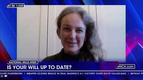 Leigh Meinert interviewed on eNCA’s National Wills Week segment, Is Your Will Up to Date?